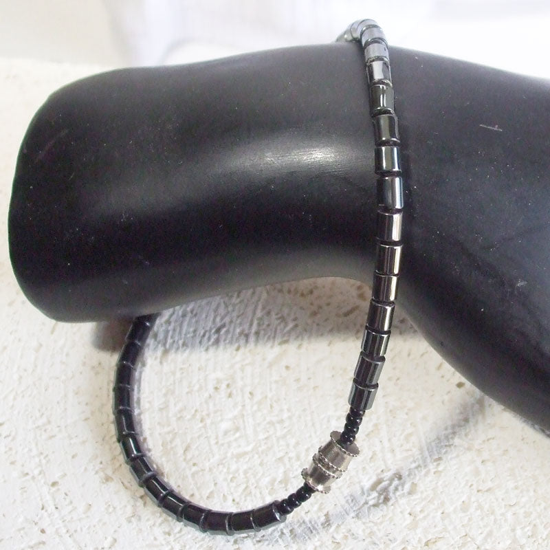 Root Chakra Hematite Gemstone Bracelet - Something Different Wholesale