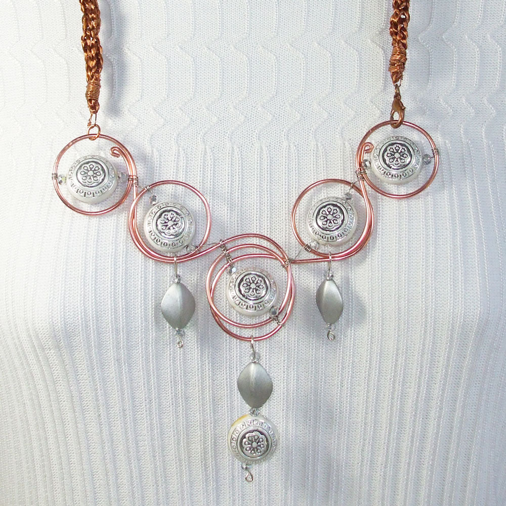 Edeline Wire Design Beaded Jewelry relevant front view