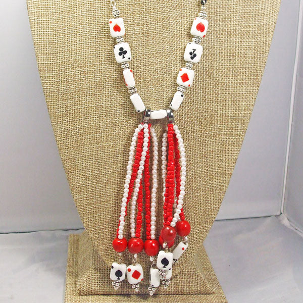 Hadara Beaded Stringing Necklace front close view