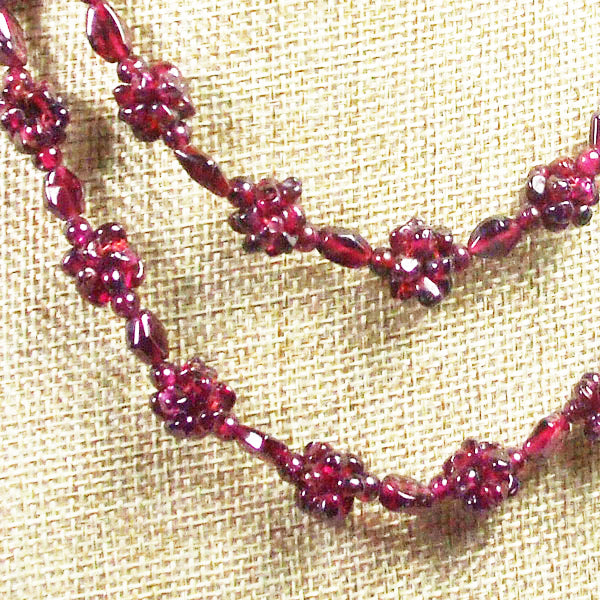 Nadira Rhodolite Garnet Necklace relevant view