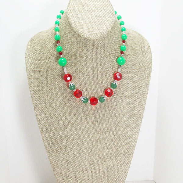 Jacintha Christmas Beaded Necklace relevant view