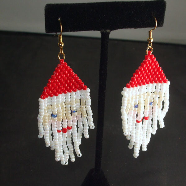 Radhika Christmas Fringe Earrings relevant view