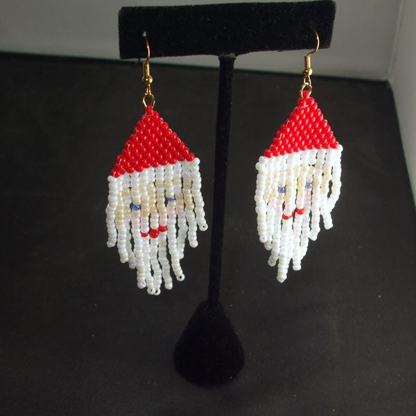 Radhika Christmas Fringe Earrings relevant view