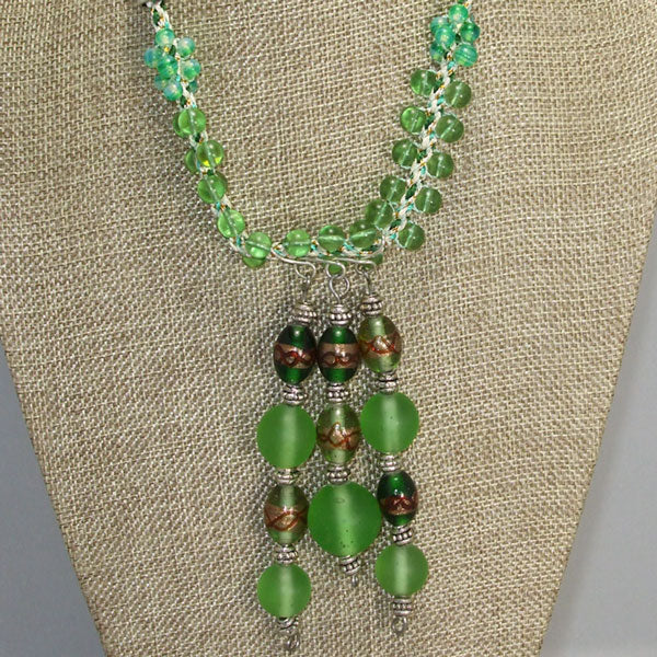 Eartha Beaded Kumihimo Necklace relevant view