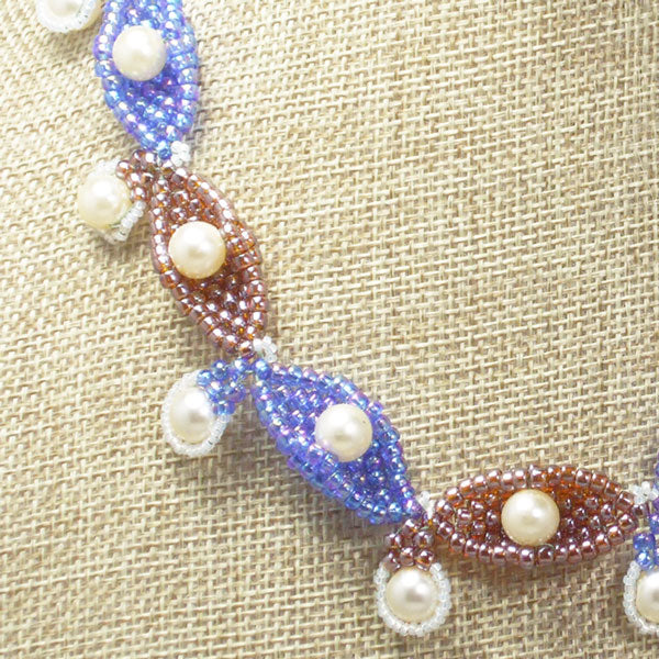 Cailida Beaded Pearl Necklace