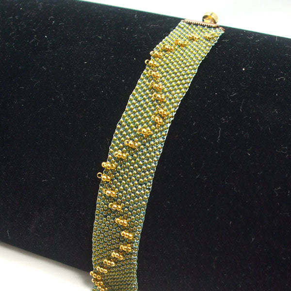 Xihuitl 3D Peyote Bracelet close up 