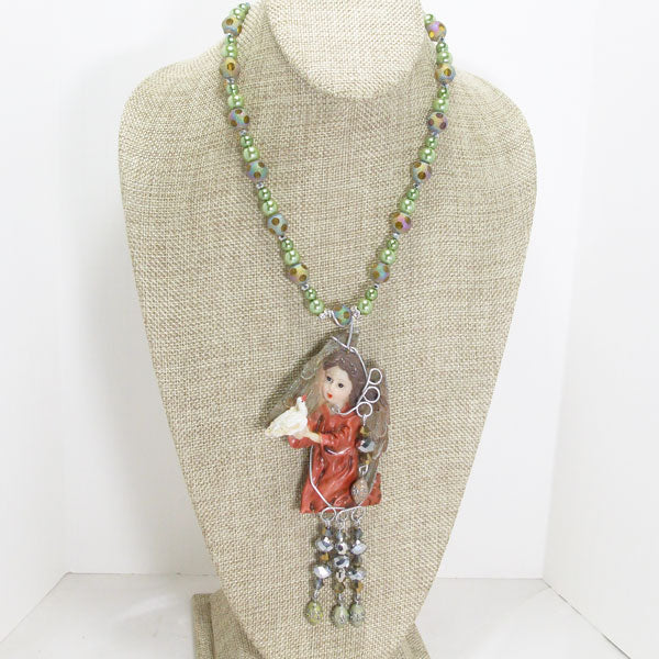 Jacelyn Christmas Angel Pendant Necklace relevant view