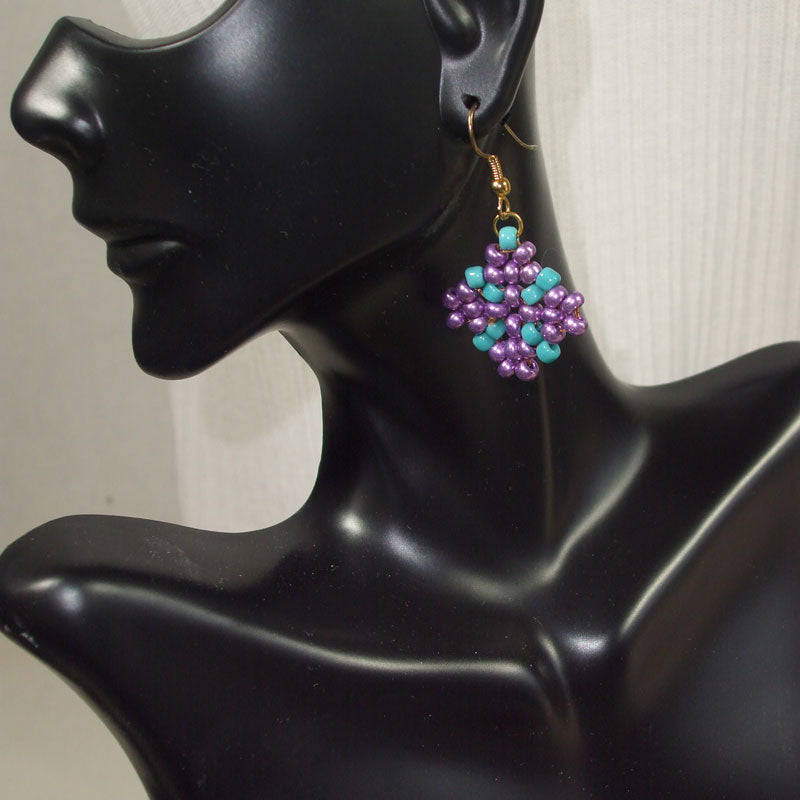 Bahiti Bead Earrings relevant front view