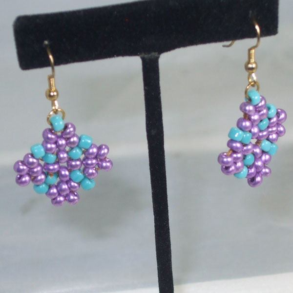 Bahiti Bead Earrings relevant front view