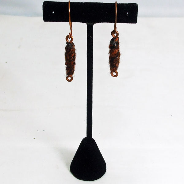 Ulva Fibre Wire Earrings relevant front view