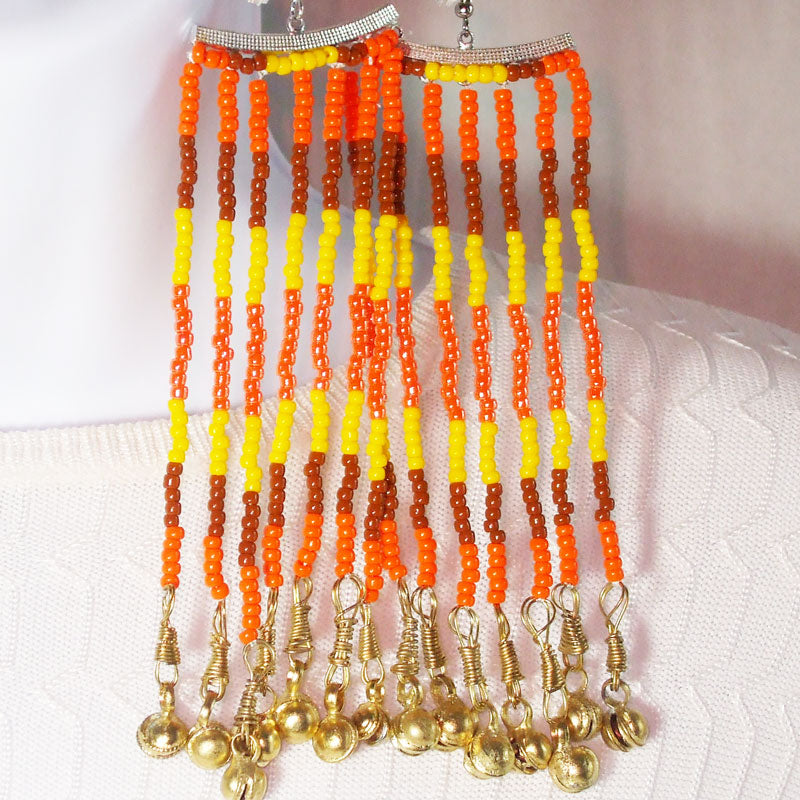 Yanaba, Splashy Chandelier, 7 Dangle Drop, Earrings