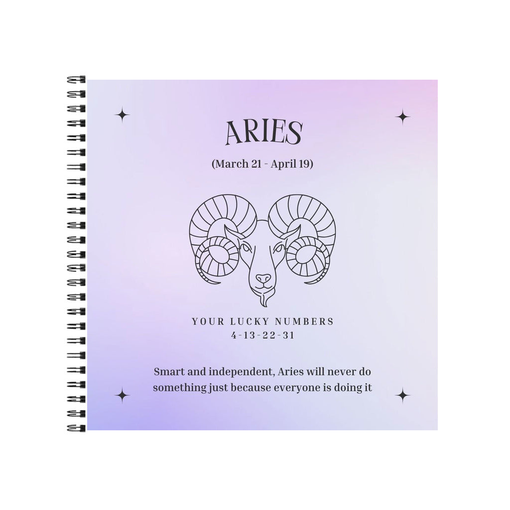 :  Write with purpose in our softcover notebooks, where the pages hold your ideas and the cover holds your personal birthday month touch. The front cover gives you the Lucky Numbers and Personality traits for your birthday month.  The back list the trees for your birthday month.  front_303
